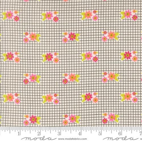 Makers Delight Tiny Floral Grid White