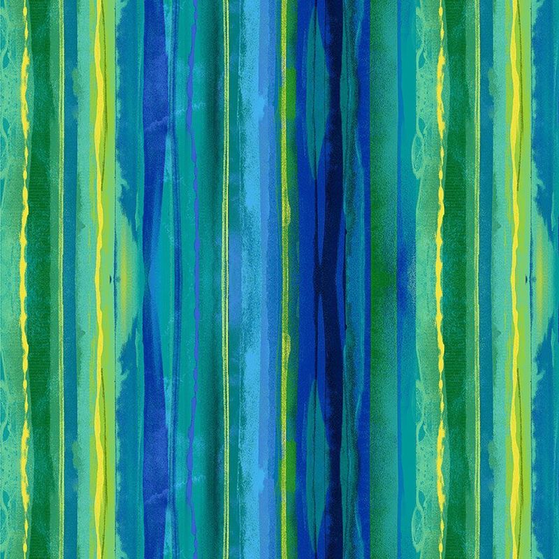 Provence Aquarelle Stripes Green