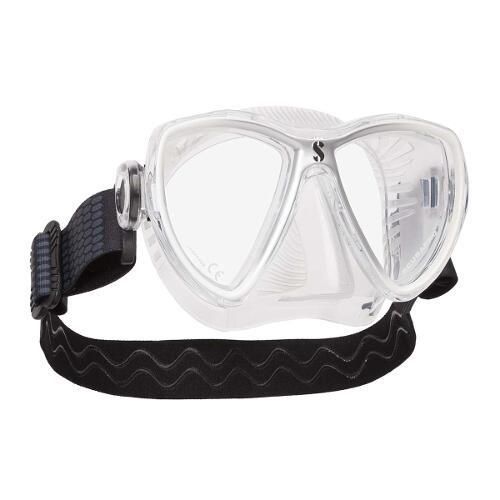 Scubapro Synergy Mini mit Comfort Strap Tauchmaske MASK CLR WEIS SIL Scubapro Synergy Mini mit Comfort Strap Tauchmaske MASK CLR WEIS SIL