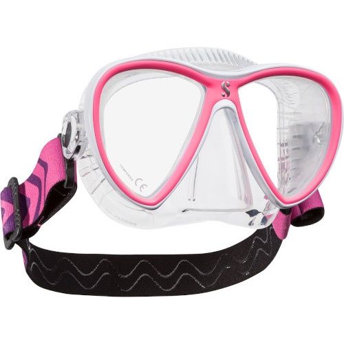 Scubapro Synergy Twin mit Comfort Strap Tauchmaske TRANSP. PINK Scubapro Synergy Twin mit Comfort Strap Tauchmaske TRANSP. PINK