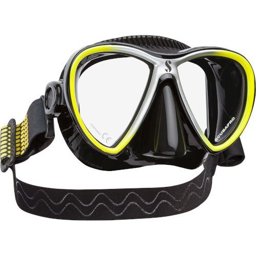 Scubapro Synergy Twin mit Comfort Strap Tauchmaske SCHW. GELB SILB. Scubapro Synergy Twin mit Comfort Strap Tauchmaske SCHW. GELB SILB.