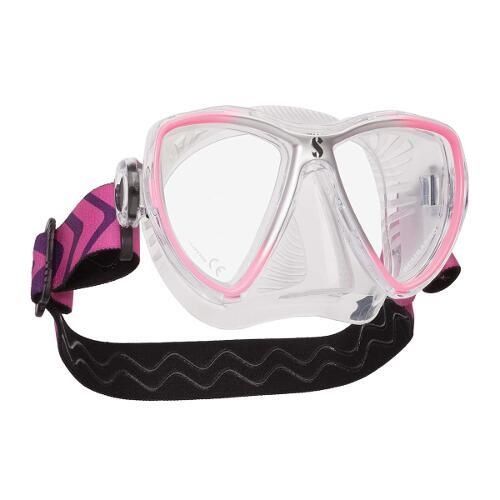 Scubapro Synergy Mini mit Comfort Strap Tauchmaske CLR PINK SIL Scubapro Synergy Mini mit Comfort Strap Tauchmaske CLR PINK SIL