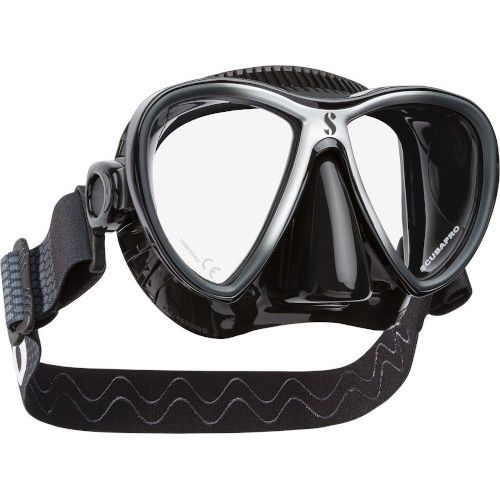 Scubapro Synergy Twin mit Comfort Strap Tauchmaske SCHW. SCHW. SILB. Scubapro Synergy Twin mit Comfort Strap Tauchmaske SCHW. SCHW. SILB.