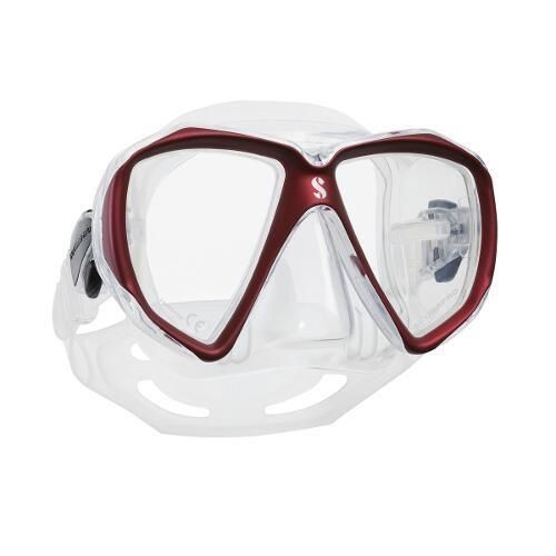 Scubapro Spectra Tauchermaske CLEAR SLIKON Rot Scubapro Spectra Tauchermaske CLEAR SLIKON Rot