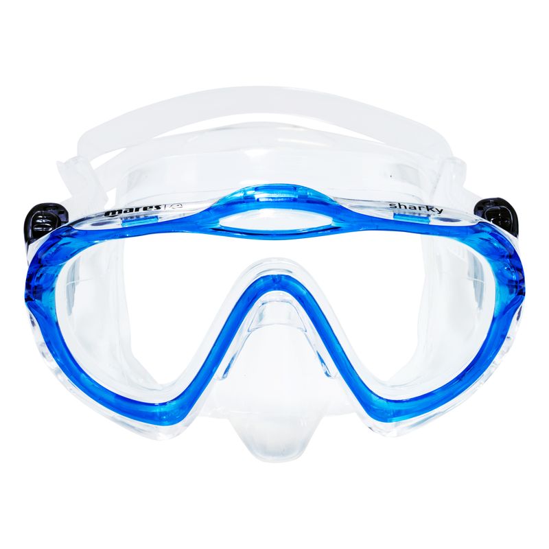 Mares SHARKY Tauchmaske Farbe: BLUE REFLEX CLEAR Mares SHARKY Tauchmaske Farbe: BLUE REFLEX CLEAR
