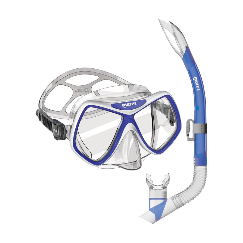 Mares RIDLEY Combo Farbe: BLUE WHITE CLEAR Mares RIDLEY Combo Farbe: BLUE WHITE CLEAR
