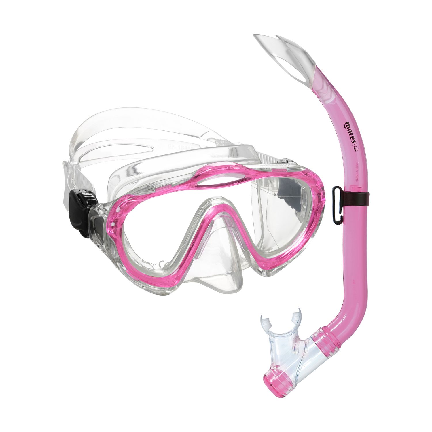 Mares SHARKY Combo Maske und Schnorchel   Farbe:  REFLEX PINK CLEAR
