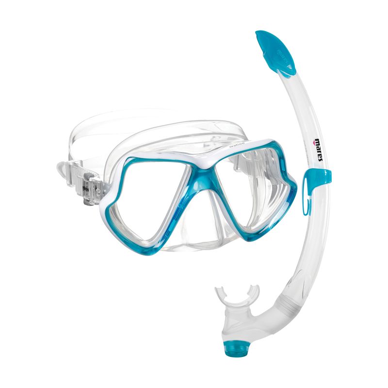 Mares WAHOO Combo Farbe: AQUA WHITE CLEAR Mares WAHOO Combo Farbe: AQUA WHITE CLEAR
