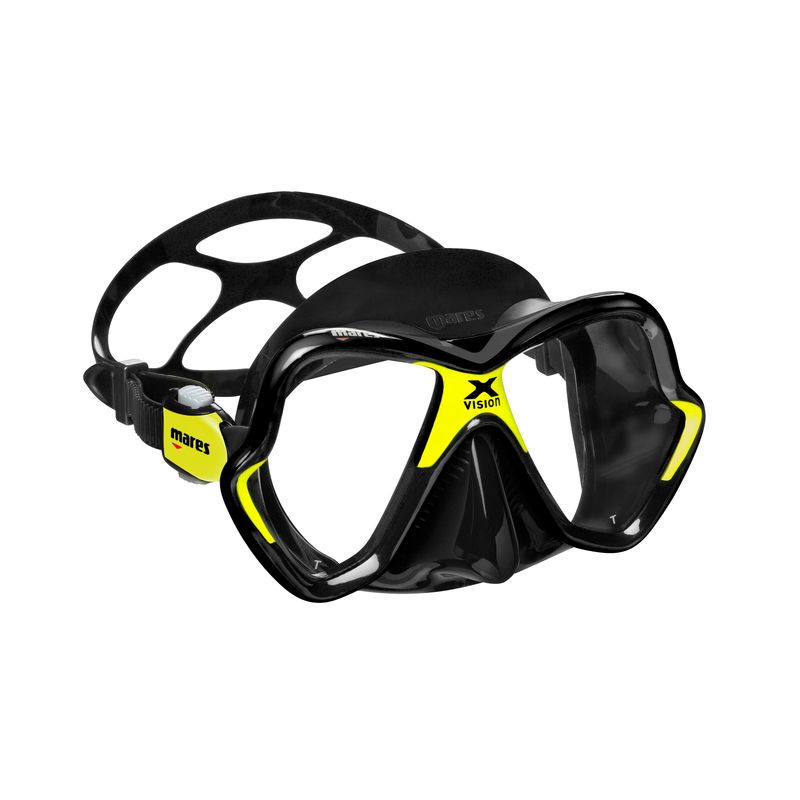 Mares X-VISION Maske Farbe: YELLOW FLUO BLACK BLACK Mares X-VISION Maske Farbe: YELLOW FLUO BLACK BLACK