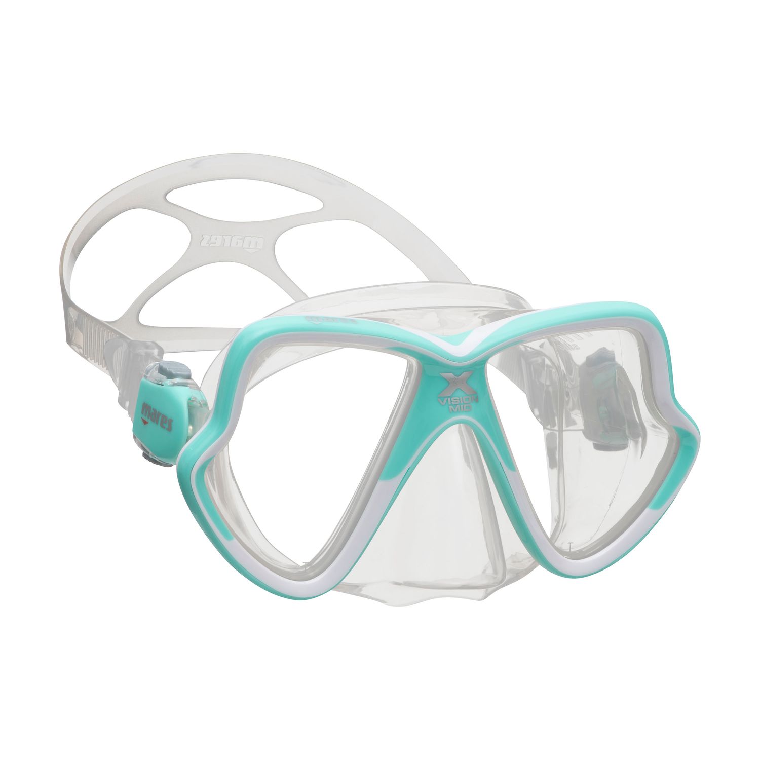 Mares X-VISION MID 2.0 Maske Farbe: AQUA WHITE CLEAR