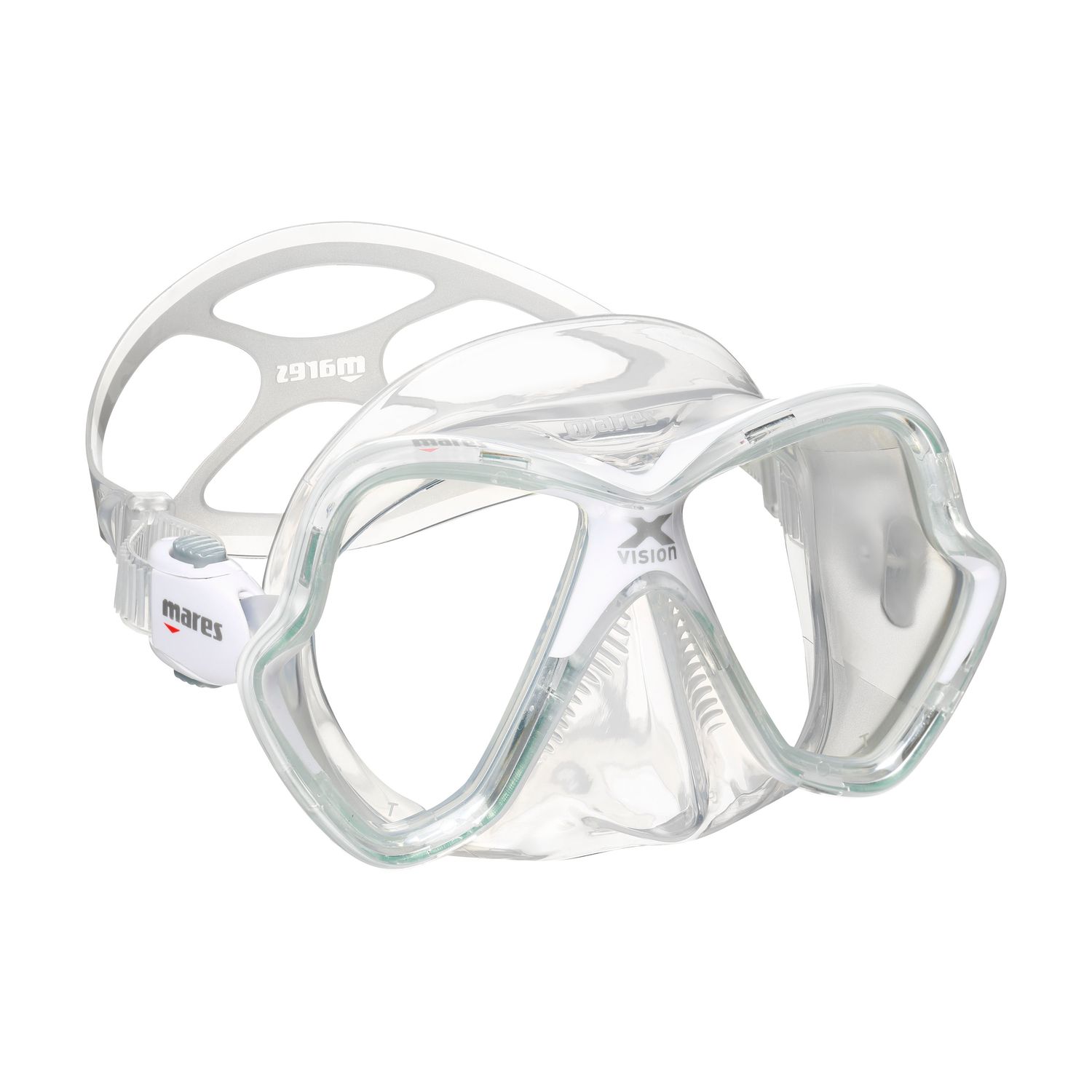 Mares X-VISION Maske Farbe: WHITE CLEAR CLEAR