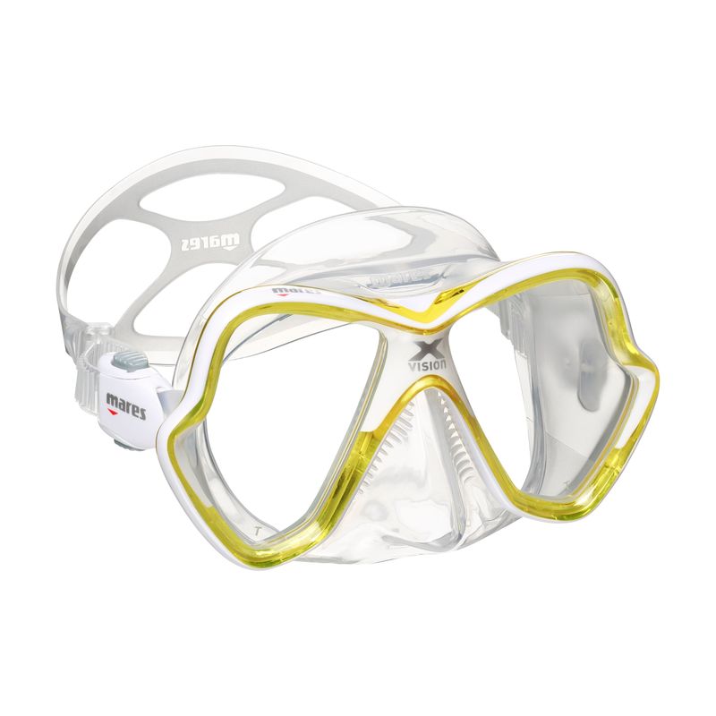 Mares X-VISION Maske Farbe: YELLOW WHITE CLEAR Mares X-VISION Maske Farbe: YELLOW WHITE CLEAR