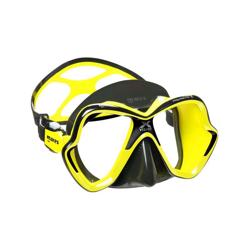 Mares X-VISION ULTRA LS Maske Farbe: CLEAR YELLOW FLUO BLACK YELLO Mares X-VISION ULTRA LS Maske Farbe: CLEAR YELLOW FLUO BLACK YELLO