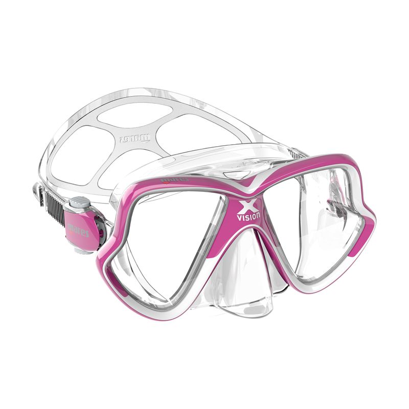 Mares X-VISION MID 2.0 Maske Farbe: PINK WHITE CLEAR Mares X-VISION MID 2.0 Maske Farbe: PINK WHITE CLEAR