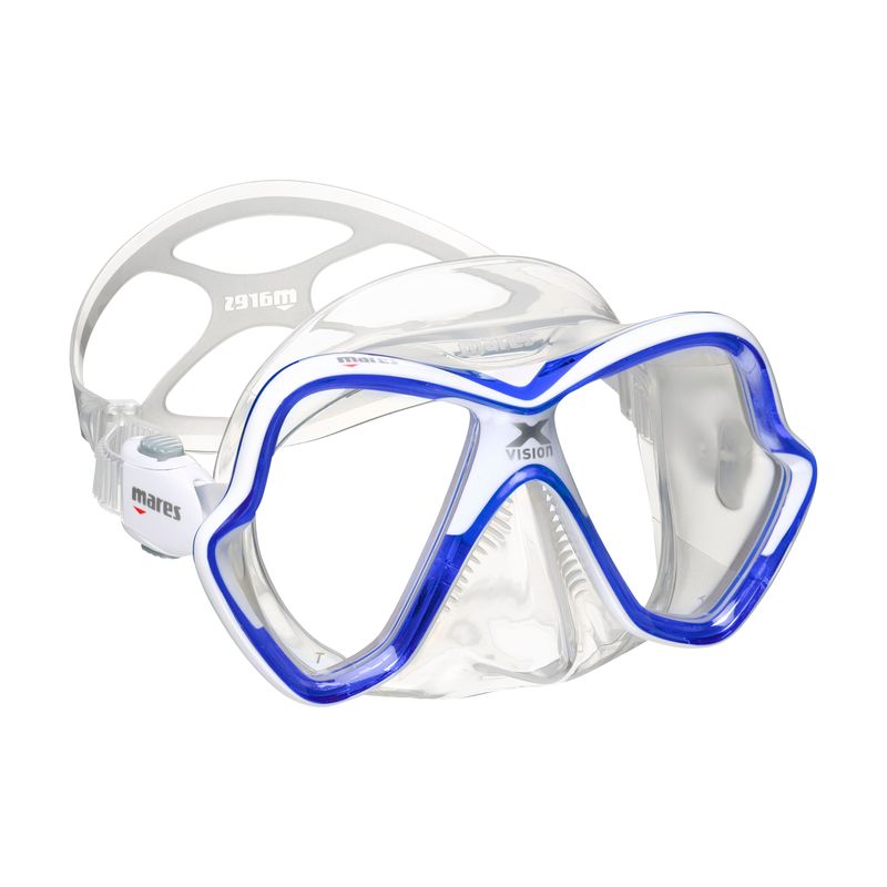 Mares X-VISION Maske Farbe: BLUE WHITE CLEAR Mares X-VISION Maske Farbe: BLUE WHITE CLEAR