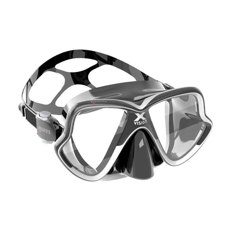 Mares X-VISION MID 2.0 Maske Farbe: BLACK-WHITE BLACK