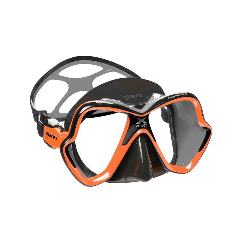 Mares X-VISION ULTRA LS Maske Farbe: CLEAR ORANGE BLACK DARK GREY Mares X-VISION ULTRA LS Maske Farbe: CLEAR ORANGE BLACK DARK GREY