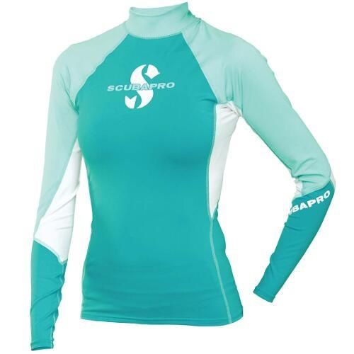 Scubapro T Flex Rashguard Langarm UPF 80 Damen Caribbean XL Scubapro T Flex Rashguard Langarm UPF 80 Damen Caribbean XL