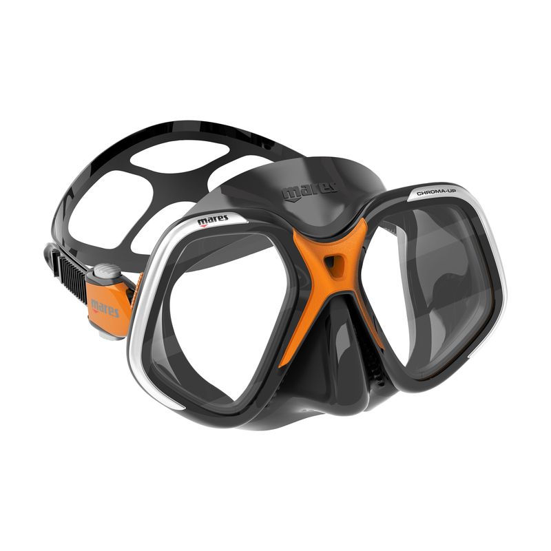 Mares CHROMA UP Maske Farbe: BLACK ORANGE BLACK Mares CHROMA UP Maske Farbe: BLACK ORANGE BLACK