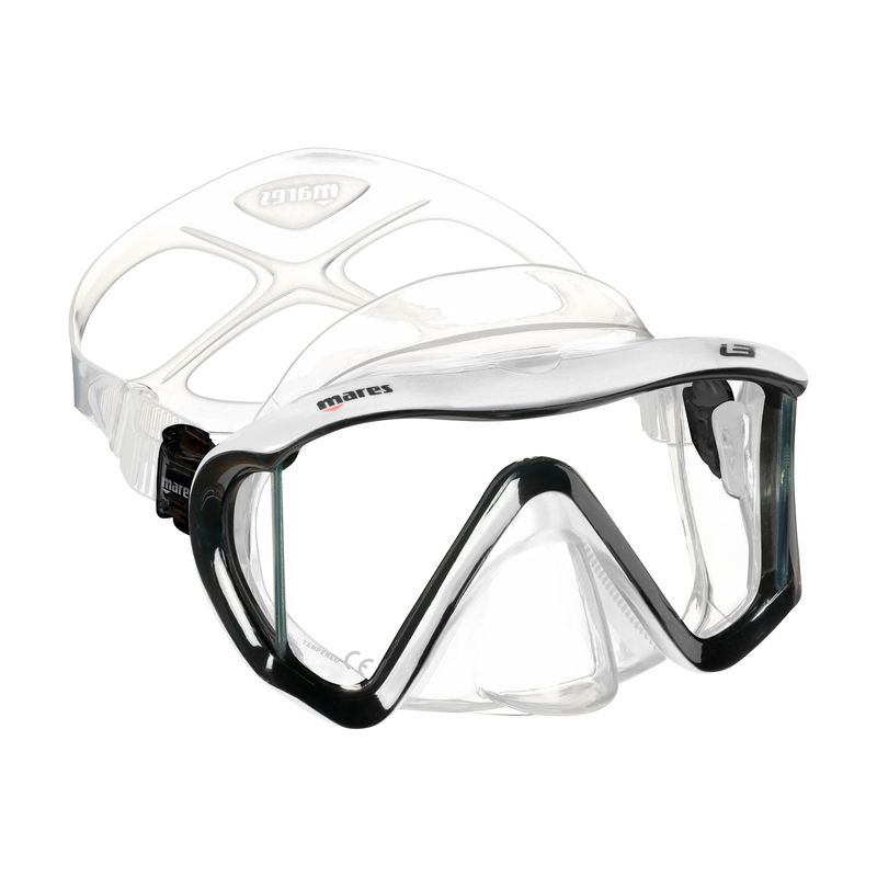 Mares i3 Maske Farbe: BLACK WHITE CLEAR Mares i3 Maske Farbe: BLACK WHITE CLEAR