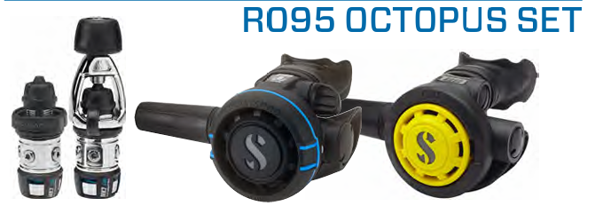 Scubapro MK2 EVO DIN300/R105/R095 OCTO Atemreglerset Scubapro MK2 EVO DIN300/R105/R095 OCTO Atemreglerset