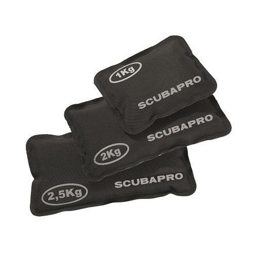 Scubapro Softblei Schwarz Codura 2 kg Scubapro Softblei Schwarz Codura 2 kg