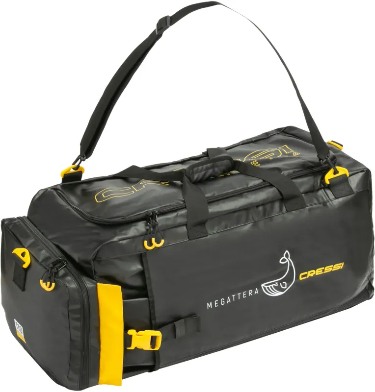 Cressi Megattera Tasche Trockene Tauchtasche mit speziellem Flossenfac Cressi Megattera Tasche Trockene Tauchtasche mit speziellem Flossenfac