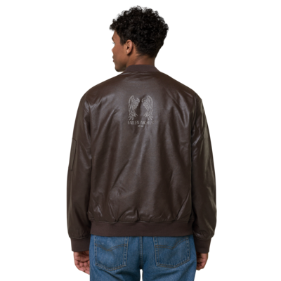 Leather Bomber Jacket