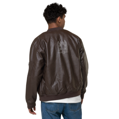 Leather Bomber Jacket
