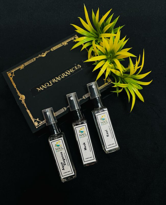 Combo - Set Of Pocket Perfume Spray 8ml x 3 (Kool,AquaElegance,Musk)