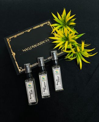 Combo - Set Of Pocket Perfume Spray 8ml x 3 (MystiqueOudh,AquaElegance,BleuDeChanel)