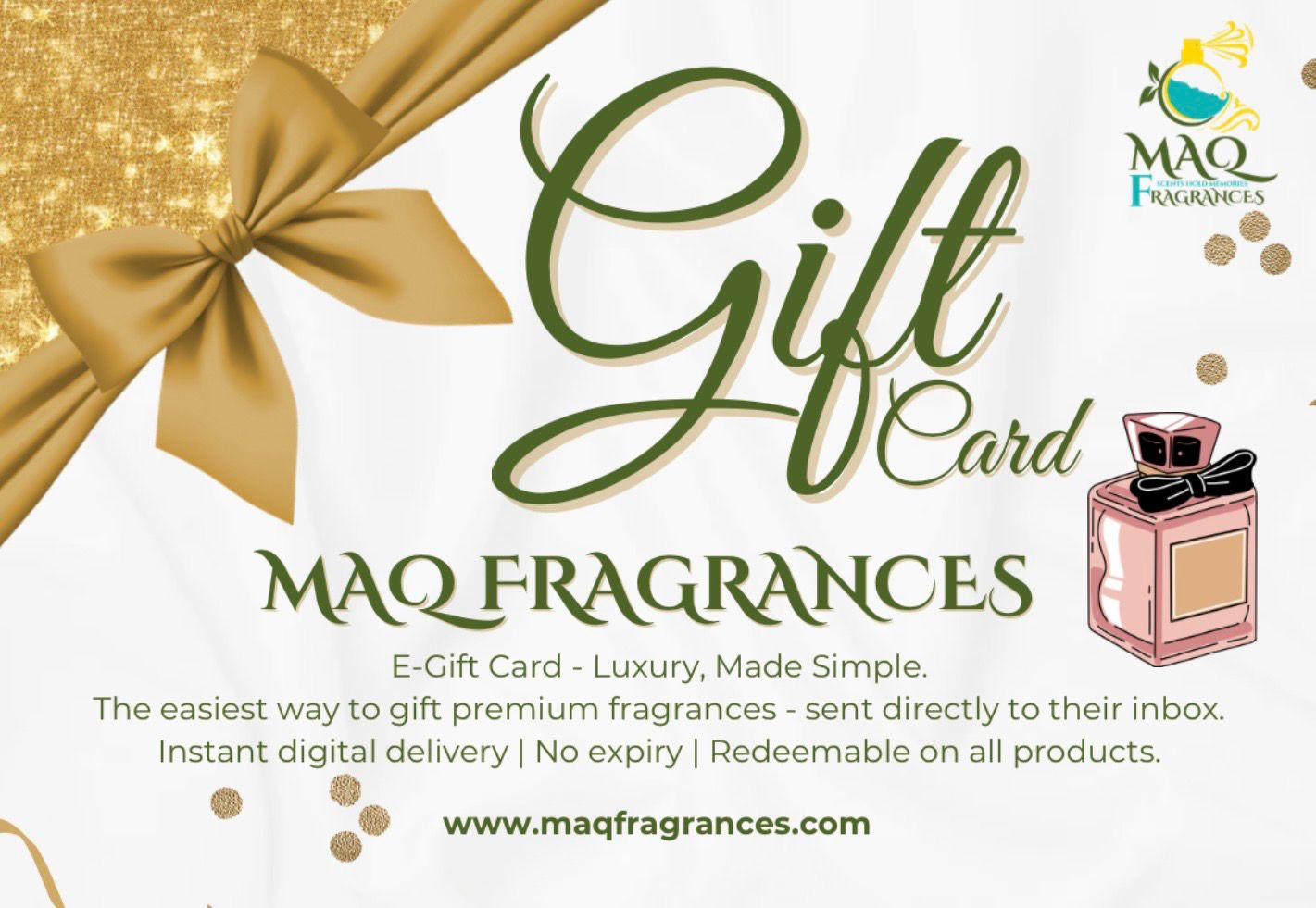 MAQ Fragrances - Gift card