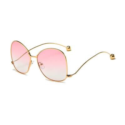 Eugene - Women's Trendy Oversized Pantone Lens Sunglasses