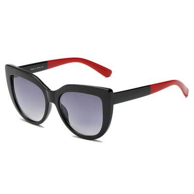 HELSINKI | Women Round Cat Eye Oversized Fashion Sunglasses