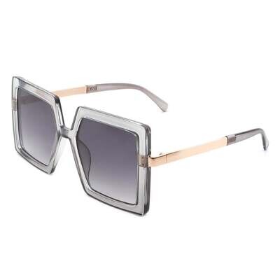 Luminova - Square Oversize Flat Top Fashion Women Sunglasses