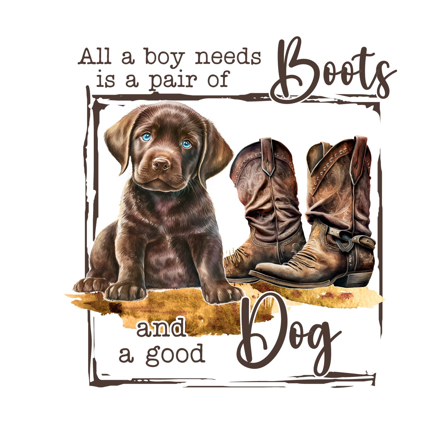 BOOTS AND DOGS