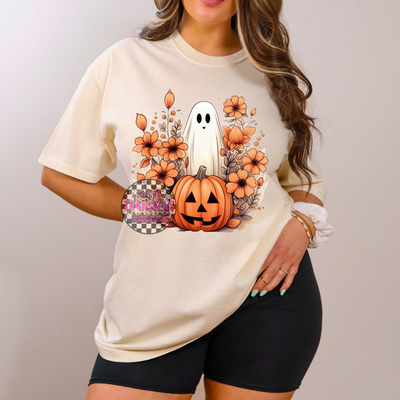 GHOST WITH FLORAL