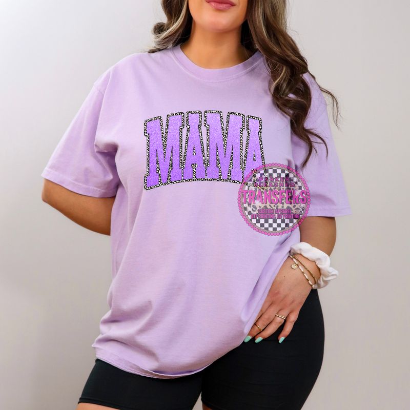 PURPLE GLITTER MAMA