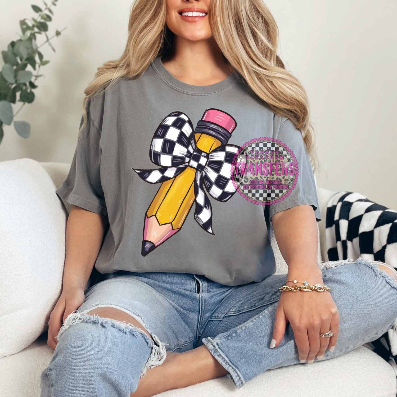 CHECKERED PENCIL