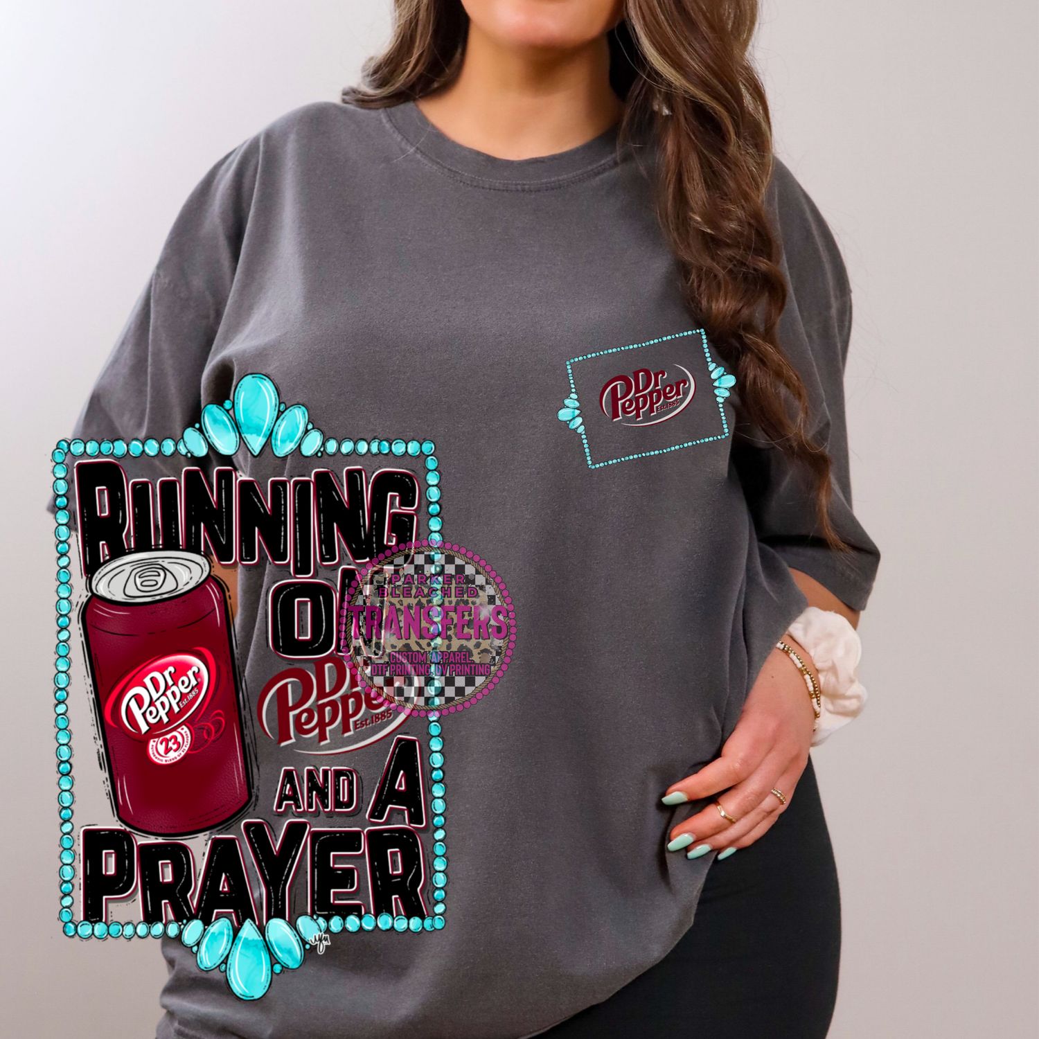 RUNNING ON PRAYER AND DR PEP W POCKET