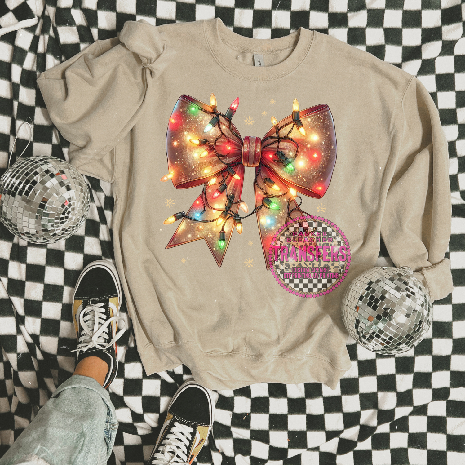 CHRISTMAS LIGHT BOW