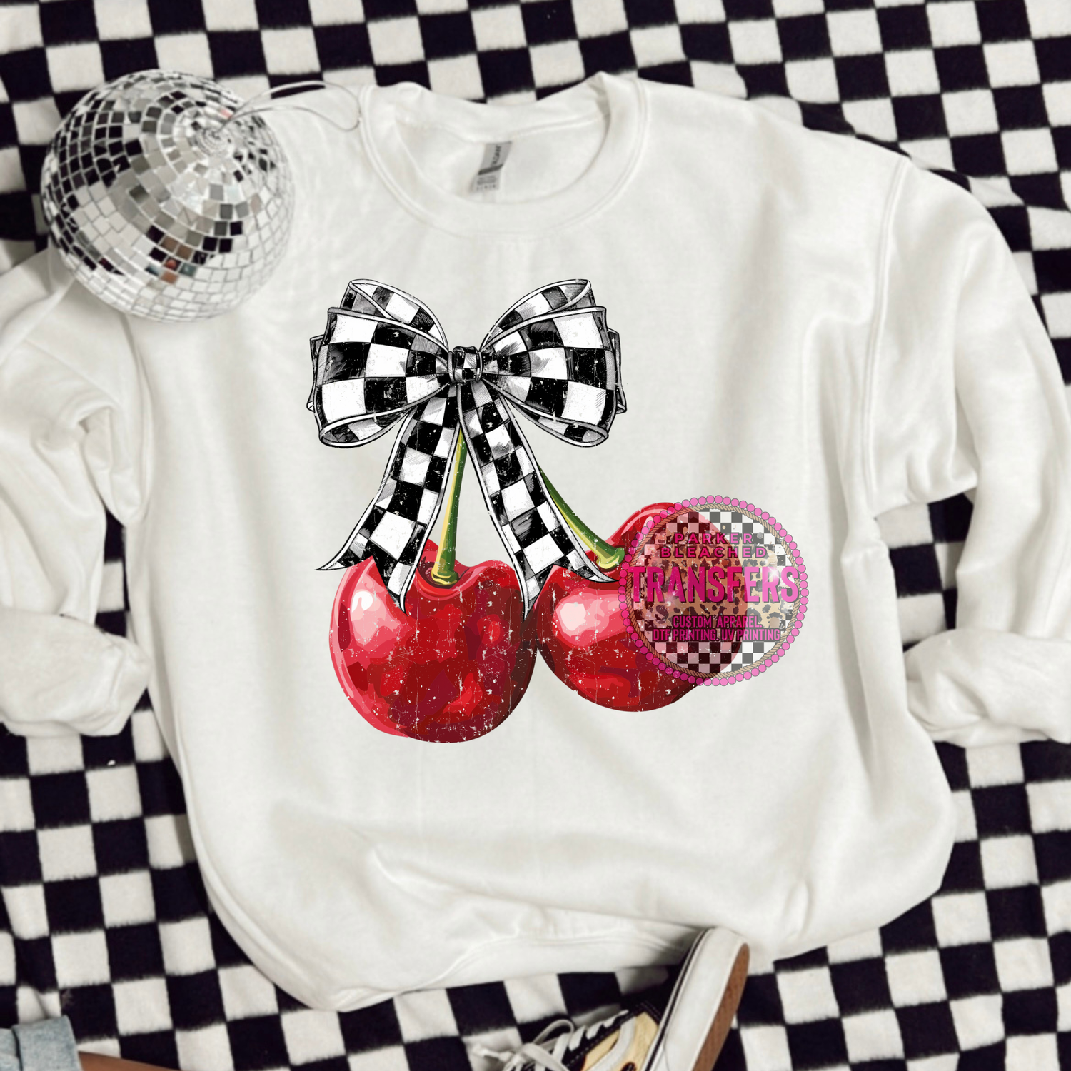 CHECKERED BOW CHERRIES