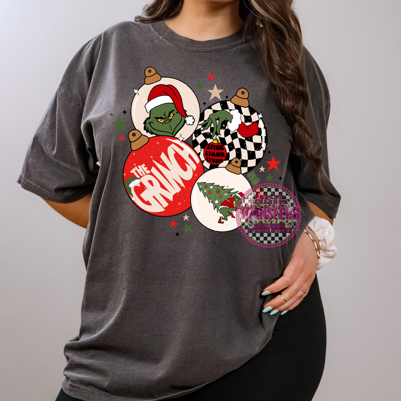 GRINCH CHRISTMAS BALLS