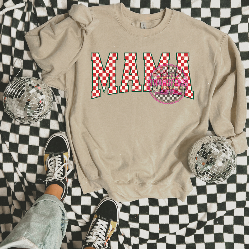 CHRISTMAS MAMA CHECKERED