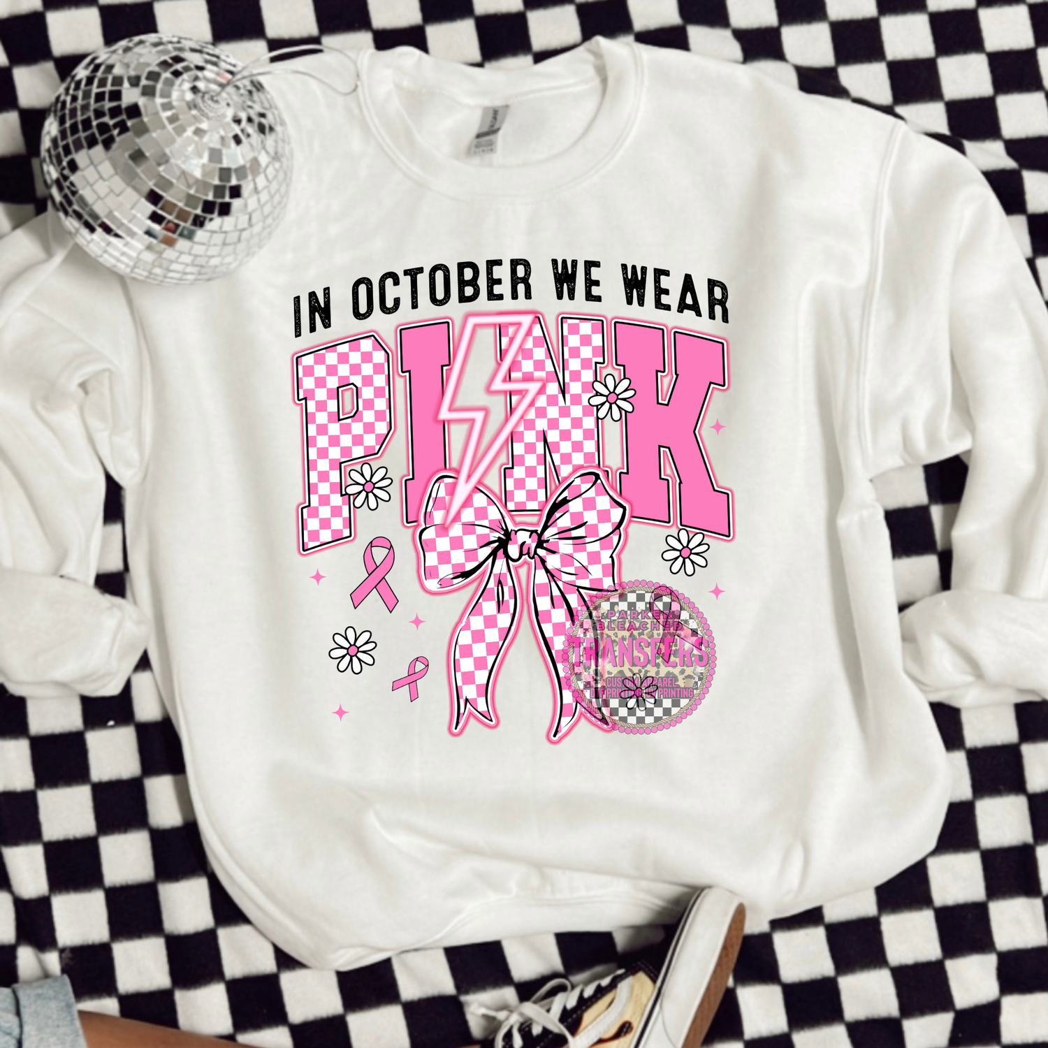 IN OCTOBER WE WEAR PINK
