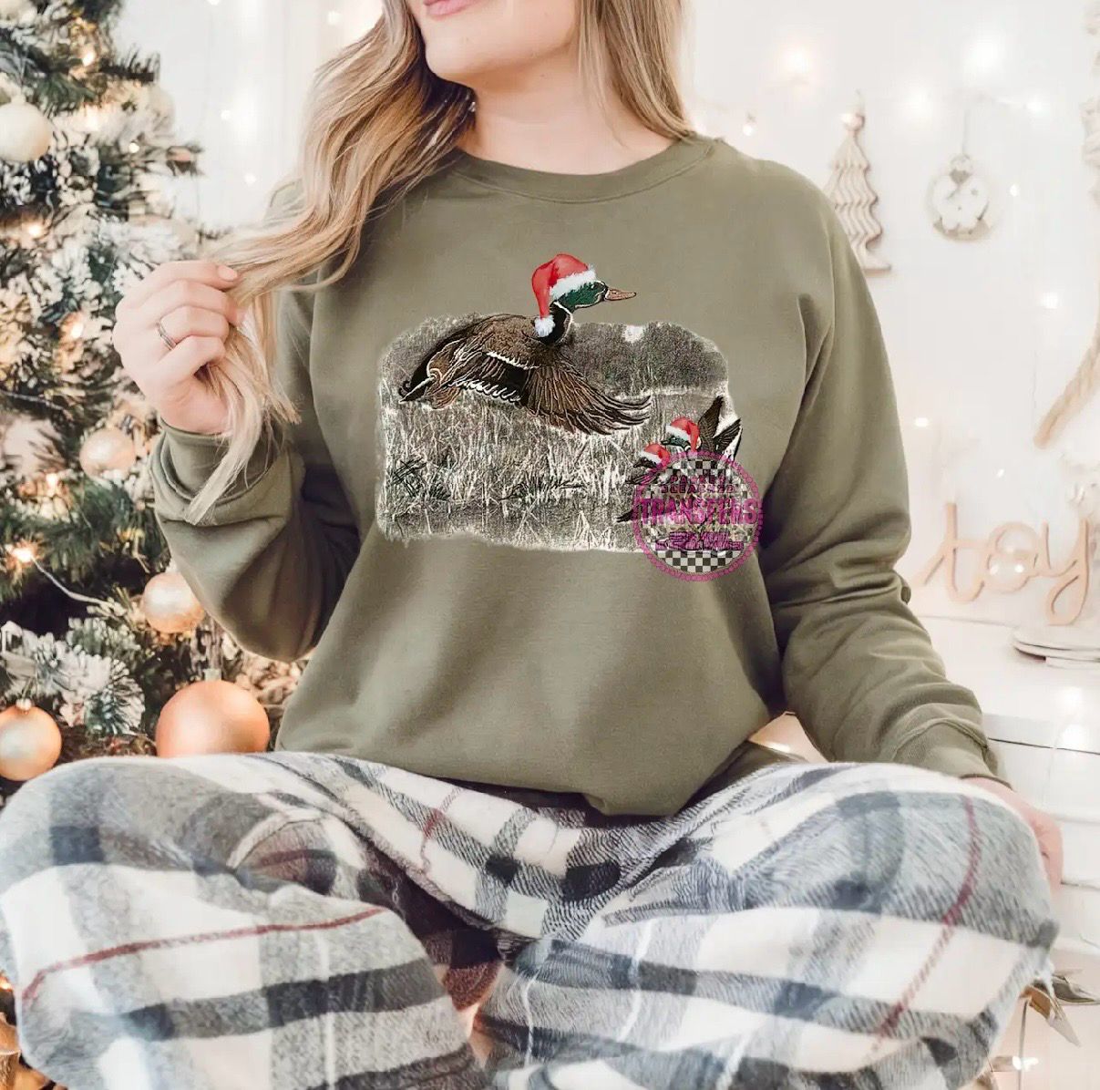DUCK SANTA HAT