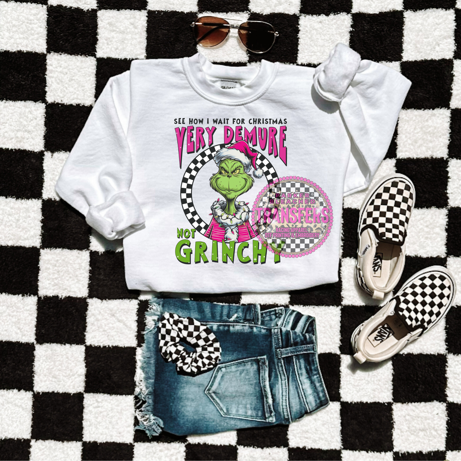 GRINCH VERY DEMURE