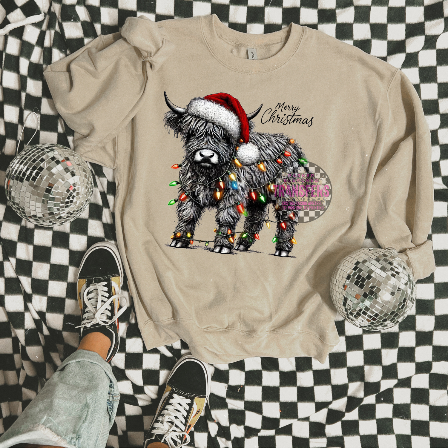 MERRY CHRISTMAS COW