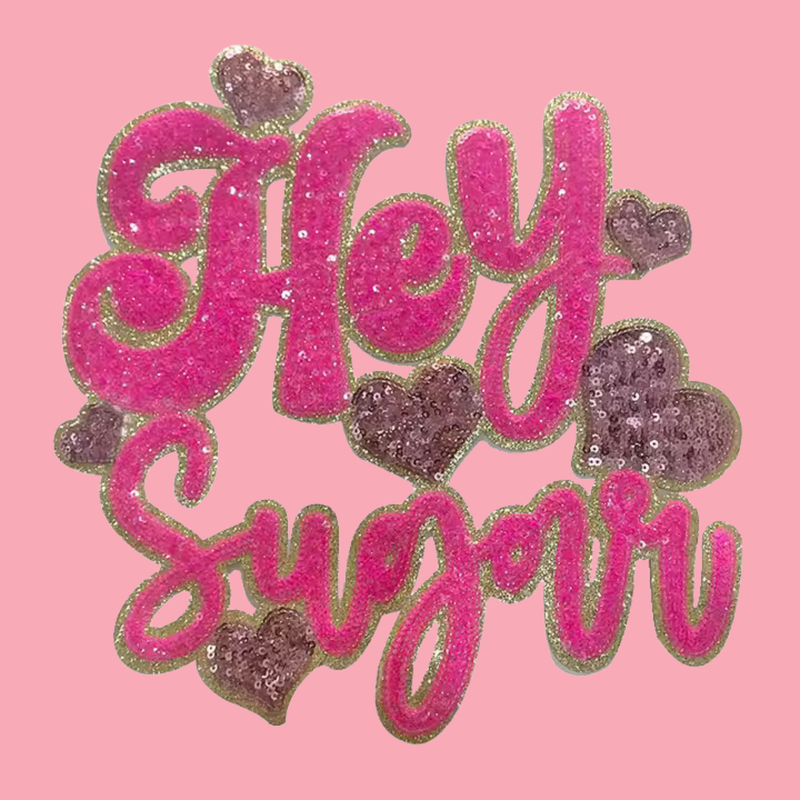 HEY SUGAR SEQUIN PATCH