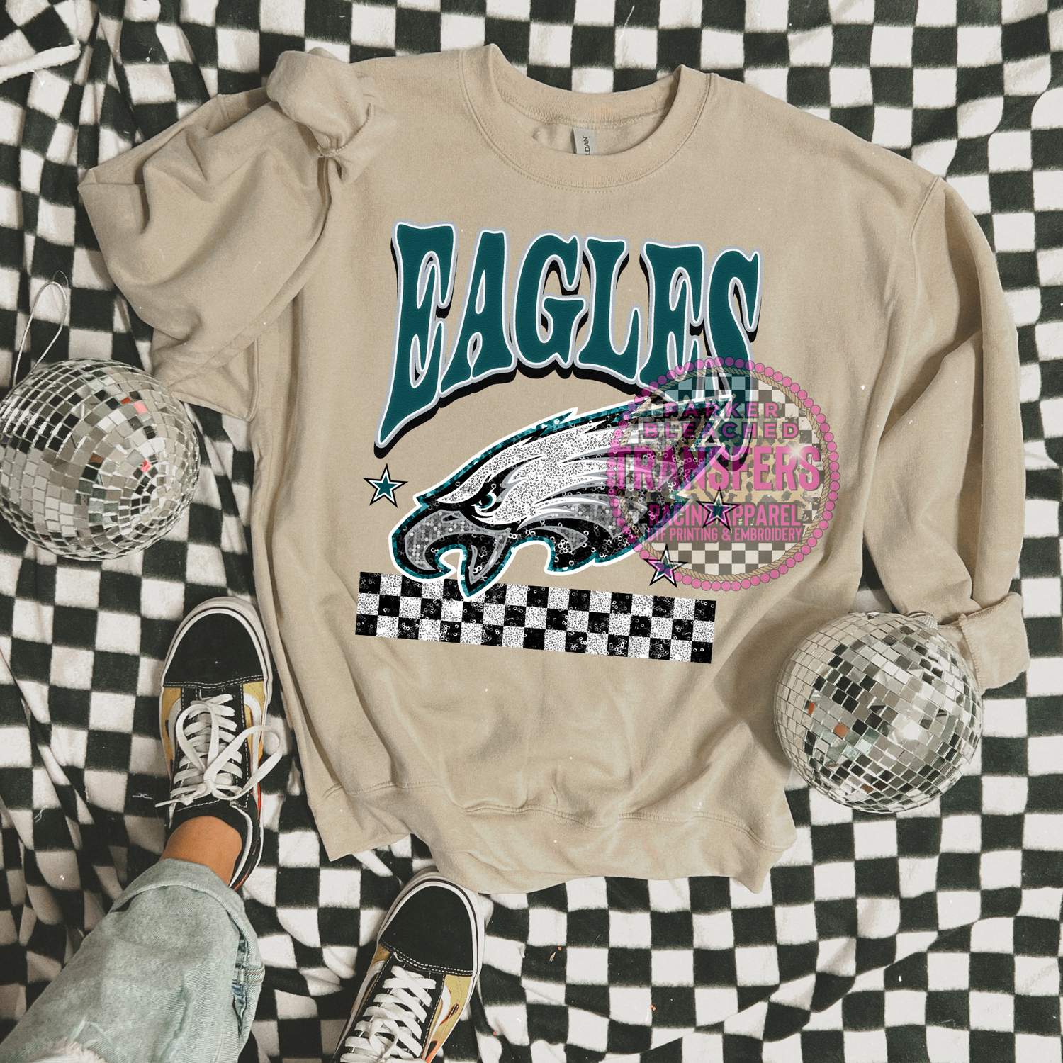 EAGLES CHECKERED